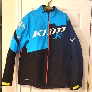 Men"s Klim XL Snowmobile Jacket, Black & Tourquoise